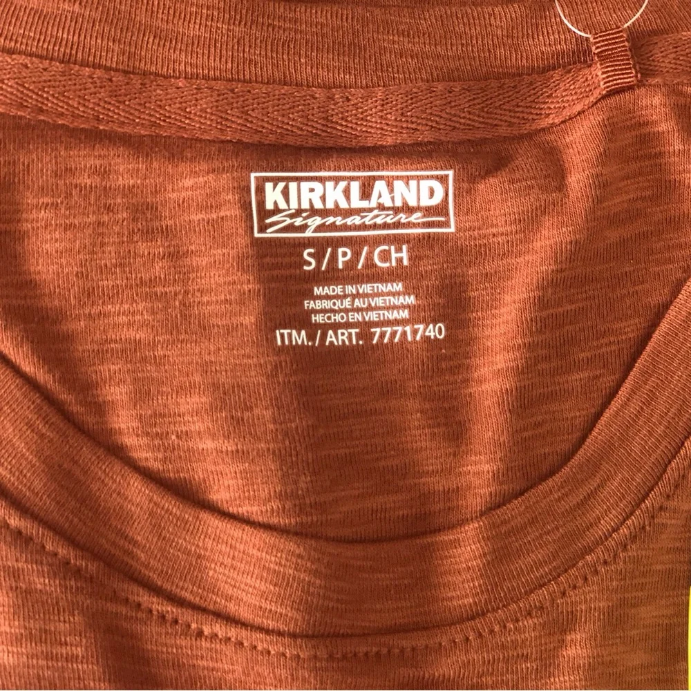 4-pack Kirkland Signature 100% Cotton Women’s Long Sleeve Slub Tee Shirt, Small - Picture 12 of 14